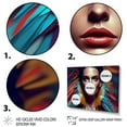 thumbnail image 3 of Designart Colorful Sensual Woman In Fur Coat IX Canvas Wall Art, 3 of 5