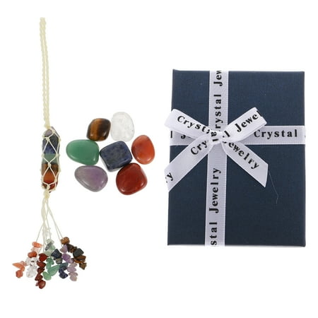 

NUOLUX 1 Set of Decorative Meditation Stones Wear-resistant Energy Stones Delicate Chakra Pendant
