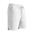 thumbnail image 6 of Besolor Mens Shorts Summer Casual Breathable Drawstring Elastic Waist Casual Workout Shorts with Pockets(X-Large,White), 6 of 6