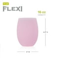 thumbnail image 3 of True Flexi Aerating Silicone Tumblers, Stemless Flexible Silicone Wine Glasses, 16 Ounces, Set of 4, Dishwasher Safe Drinkware, Multicolor Assorted Colors, 3 of 6