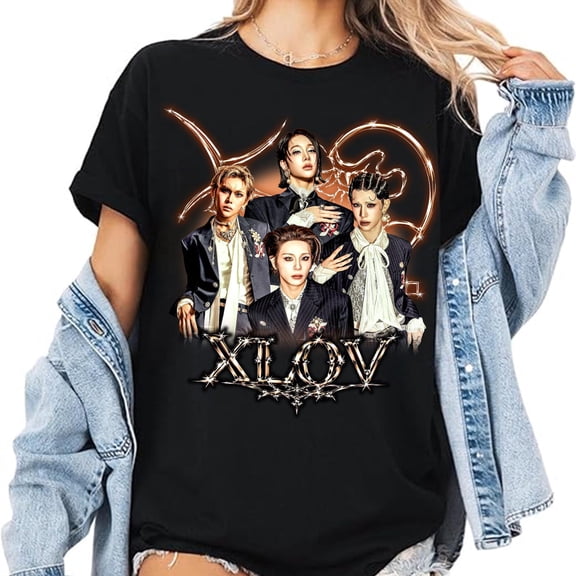 Retro Xlov Kpop Graphic T-Shirt, God Album Unisex Tee