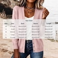 thumbnail image 2 of cocolona Womens Cardigan Sweater V Neck Long Sleeve Button Cozy Sweater Solid Color Casual LightWeight knit Cardigan, 2 of 5