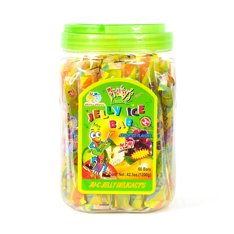 Din-don Fruity Snacks Jelly Ice Bar Jar