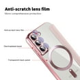 thumbnail image 3 of Allytechgroup Wallet Case for Samsung Galaxy A15 with Card Slots & Lens Protector, Compatible with MagSafe, Slim Shockproof Anti-Scratch Clear Back Panel [RFID Blocking] Case, Pink, 3 of 8