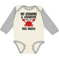 thumbnail image 3 of Inktastic My Grammy and Grandpa Love Me Boys or Girls Long Sleeve Baby Bodysuit, 3 of 5