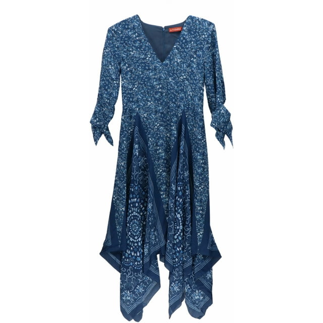 Altuzarra Robe de Soie Florale à Manches 1/4 - 8