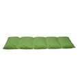 thumbnail image 2 of Irish Floor Pillow Lounger Cover, Retro Pattern in Vivid Green Cultural Checkered Traditional Tile, Nap Mat Printed Fabric Case for 5 Pillows, 88" x 36", Green Lime Green, by Ambesonne, 2 of 5