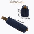 thumbnail image 6 of Unique Bargains Pen Case Canvas Pouch Simple Stationery Bag Dark Blue, 6 of 6