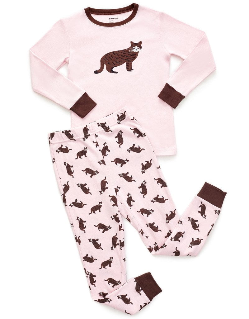 Leveret Kids /& Toddler Horse Bird Girls Pajamas 2 Piece Pjs Set 100/% Cotton Sleepwear 12 Months-14 Years