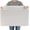 White, variant on Woven Blanket Basket,96L Large Storage Bin for Blankets Toys Clothes,Decorative Rope Basket for Living Room Bedroom with Handles, Grey