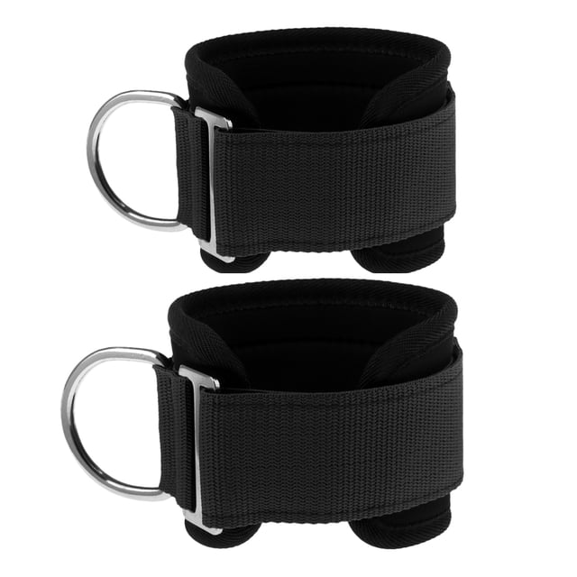 2 Piezas De Correa De Tobillo De Fitness, Accesorio De Pierna, Polea, Ejercitador, Envoltura De De En D Sharpla Bucle de correa de tobillo de fitness