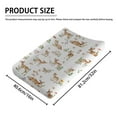 thumbnail image 2 of Deer Mushroom Forest Baby Changing Pad Covers for Boy Girl 32''x 16'' Woodland Animals Flowers Leaves Fitted Changing Pad Sheets Soft Breathable Nursery Baby Diaper Changing Table Mats, 2 of 6