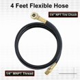 thumbnail image 2 of Air Tank Repair Kit Valve, Pressure Gauge and 4 Feet Air Tank Hose, 2 of 5