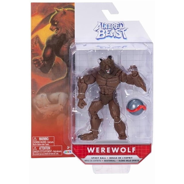 Figura de acción JAKKS Pacific Altered Beast Werewolf de 4.5 pulgadas