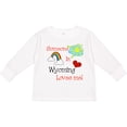 thumbnail image 3 of Inktastic Someone in Wyoming Loves Me Boys or Girls Long Sleeve Toddler T-Shirt, 3 of 5