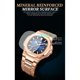 thumbnail image 4 of Reloj Binbang Parrot, cuadrado, de acero, impermeable, que brilla en la oscuridad, 4 of 8