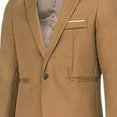 thumbnail image 5 of CaComMARK PI Mens Suit 2 Piece Suits for Men One Button Slim Fit Solid Jacket & Pant Tuxedo Set Business Wedding Party, 5 of 5