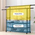 Garment Hanging Rack Clothes Hanging Rack Roller Clothes & Shoes Organiser