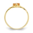 thumbnail image 2 of 10k Yellow Gold Citrine Birthstone Ring November Gemstone, 2 of 10