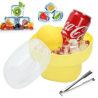 Blue Ice & Party Bucket, Plasticware: Mumm Products