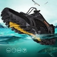 thumbnail image 5 of AQGT 1 Pair Barefoot Shoes Non-Slip Design Breathable Quick-Dry Ergonomic Protective Water Shoes Creek Shoes for Men, 5 of 7