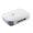 White✿12.6x8.27x3.07in, variant on Aufmer Egg Holder for Refrigerator, Egg Storage Container for Refrigerator Fridge Organizer Bin Egg Drawer Box Egg Tray Auto Rolling Stackable with Lid, Time Scale(12.6x8.27x3.07in)