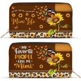 thumbnail image 1 of czcpp-Mimi Gifts Women Wallet, Sunflower, Leather, 1 of 4