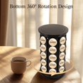 thumbnail image 4 of Portavasos K, Carrusel de vasos K, Porta Cápsulas de Café, Porta Cápsulas de Café, Portas Cápsulas de Cafés Carrusel Organizador Compatible con 40 Cápsul (negro), 4 of 7