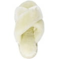 thumbnail image 4 of Pantuflas de piel para mujer, chanclas, punta abierta, acogedora casa, sandalias de espuma viscoelástica, toboganes, suaves, planas, cómodas, antideslizantes, Spa, interior y exterior, sin cordones Ormromra XMWJ100-8, 4 of 6