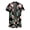 Black pink flowers, variant on Asklazy Women's 2 piece beach Outfits Tropical Swimsuit Cover Up Kimono Beach Wear Set with Shorts Pockets,Mother‘s Day,XL