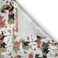 thumbnail image 3 of Ambesonne Horses Kitchen Curtains, Abstract Floral Stallion, 55"x39", Multicolor, 3 of 3