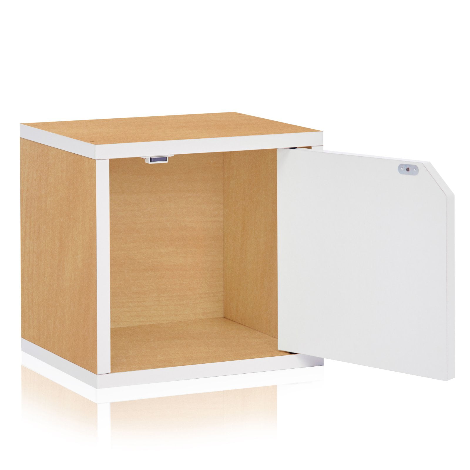 Way Basics Eco Stackable Connect Storage Cube with Door, Multiple