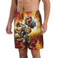 thumbnail image 2 of Super Bowser Men's Beach Pant Quick Dry Beach Shorts Swim Trunks Board Shorts Pants, 2 of 9