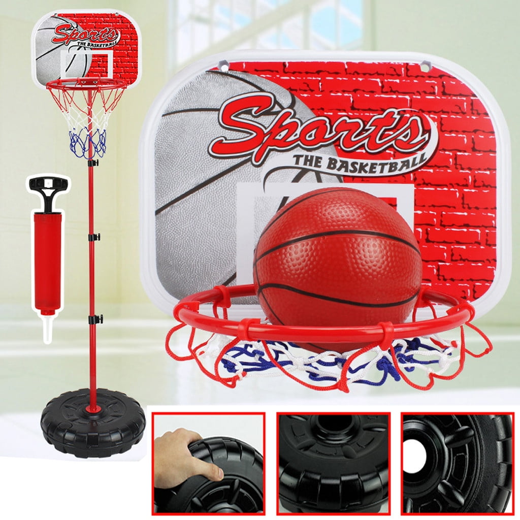 PPgejGEK Easter Basket Stuffers for Teens 63-170CM Basketball Stands Height Kids Basketball Goals Hoop Toy Set Holiday Savings Stocking Stuffers for Kids
