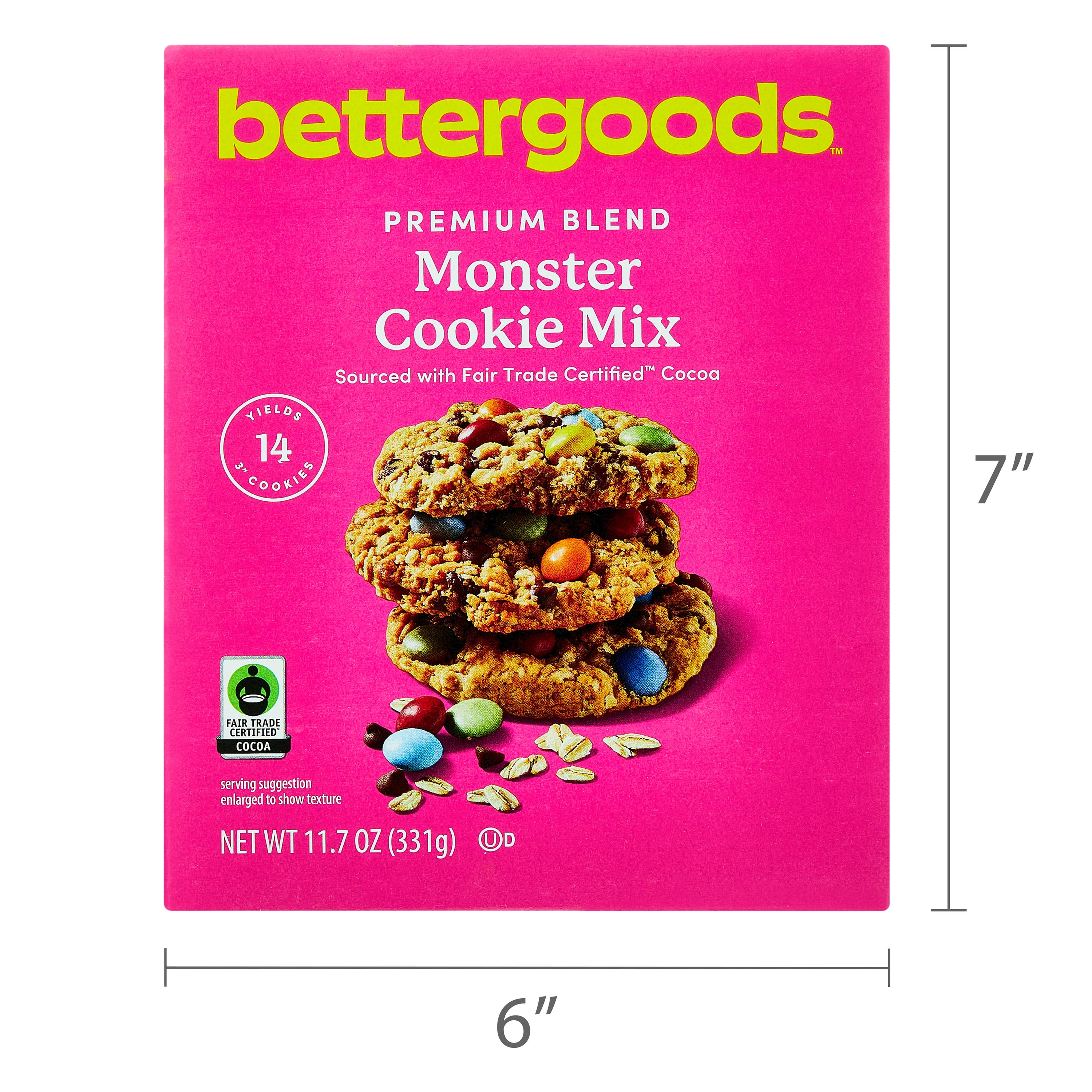 bettergoods Premium Blend Monster Cookie Mix, 11.7 oz