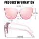 thumbnail image 2 of Gafas de Sol Polarizadas LVIOE de Ojo de Gato Sobredimensionadas para Mujer, 2 of 4