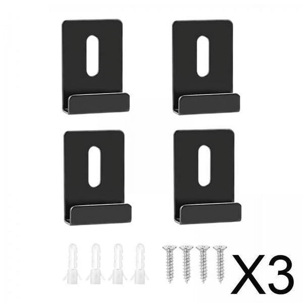 Clips de espejo de pared,Clips de espejo de metal para montaje en pared de alta resistencia,espejo sin marco,espejo con marco de canal ancho,clips para colgar espejos de pared Clips para colgar