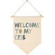 thumbnail image 3 of Regalo para guardería para niños, bienvenido a mi cuna, banderín colgante de lona con bandera, cartel de pared, decoración, regalo para guardería, bebé, niño, recién nacido, sobrino, dormitorio adoles, 3 of 4