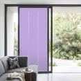 thumbnail image 4 of Purple Window Privacy Film, Modern Pure Lavender Purple Static Cling UV Sun Blocking Tint Film Heat Control Windows Films for Bedroom Bathroom, Window Stickers 35.4"x78.7", 4 of 8