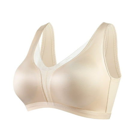 Summer Savings Akafmk Plus Size Womens Bras  Push Up Bras for Women  Women s Nursing Bra Maternity Sleeping Underwear Large Size Large Cup No Underwear Women Daily Bra Beige XXL