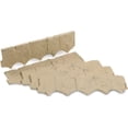 thumbnail image 6 of Suncast Quick Edge Multipurpose Outdoor Design Border Decorative Natural Rock Plastic Edging for Patios, Gardening, and Landscaping, 20 Pack, 6 of 6