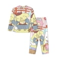 thumbnail image 2 of Lsque Sanrio Pattern Long Sleeve Pajama Set for Women - Soft 2-Piece Sleepwear and Loungewear Set with Pockets, Comfy Nightwear, 2 of 8