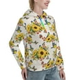 thumbnail image 6 of Kdxio Bird Sunflowers Print Womens Oversized Hoodies Sweatshirts Hooded Pullover Tops Sweaters Casual-Large, 6 of 7