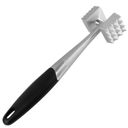 

Zinc Alloy Meat Hammer Double-sided Meat Tenderizer with Hanging Hole Metal Meat Mallet for Home Kitchen Restaurant Chef