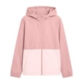thumbnail image 7 of Cethrio Girls Sun Protection Jackets Size 10-12, Zip up Summer Lightweight Long Sleeve UPF50+ Kids Rash Guard Outerwear Pink (Size 5-15T), 7 of 7