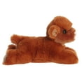 thumbnail image 3 of Aurora - Small Brown Mini Flopsie - 8" Highland Cow Calf - Adorable Stuffed Animal, 3 of 4