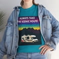 thumbnail image 5 of Always Take The Scenic Route RV Heavy Cotton T-Shirt, 5 of 6