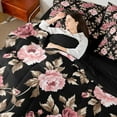 thumbnail image 4 of Feelyou Rustic Farmhouse Floral Bedding Comforter Set 7pcs, Retro French Style Queen Bedding Sets, Romantic Garden Flower Reversible Queen Sheet Sets, Microfiber Bedroom Decor, 4 of 7