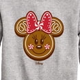 thumbnail image 3 of Disney - Minnie Gingerbread Head - Youth Boys Crew Fleece Sweatshirt, 3 of 5