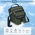 thumbnail image 6 of WITZMAN Crossbody Bags for Men Travel Shoulder Bag Lightweight Man Purse Small Casual Messenger Bag for Work Traveling (B699 Army Green), 6 of 9